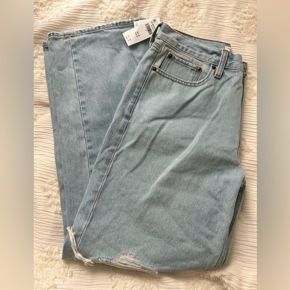 Abercrombie Midrise Slouchy Jean